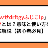 「くぁｗせdrftgyふじこlp」の元ネタとは？意味と使い方を徹底解説【初心者必見】