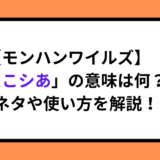 【モンハンワイルズ】「たこシあ」の意味は何？元ネタや使い方を解説！