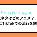 「ぐっぽいくん」の元ネタはどのアニメ？意味とTikTokでの流行を解説